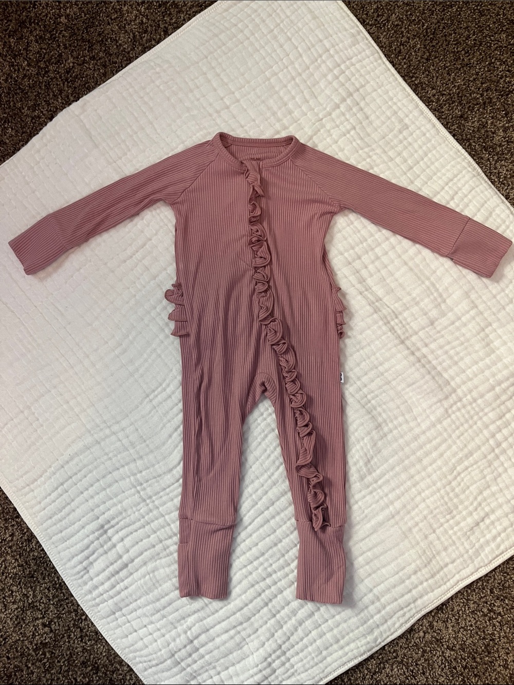 Little Sleepies pink onesie